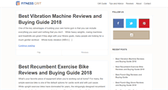 Desktop Screenshot of fitnessgrit.com